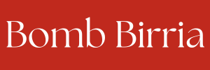 Bomb Birria Logo Red